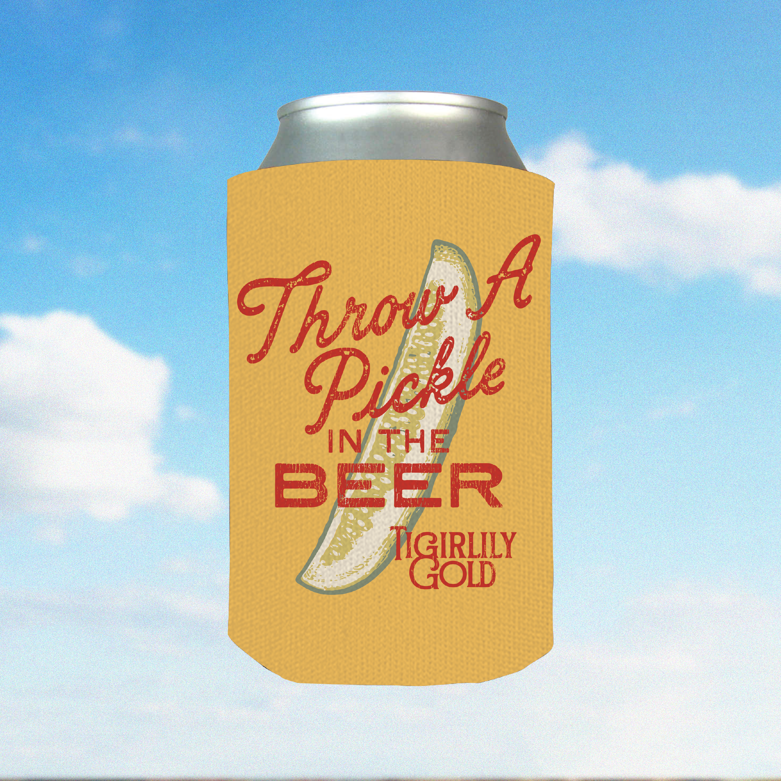 Throw A Pickle In The Beer Koozie