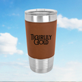 Tigirlily Gold Leather Tumbler